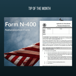 n400 tip of month