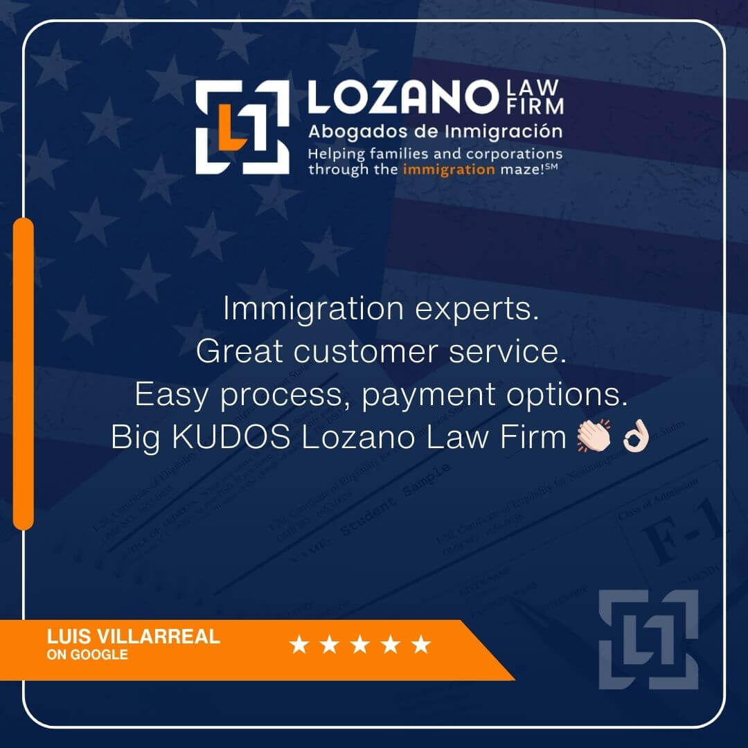Lozano Law Firm Abogados De Inmigración Review Image Luis Villarreal